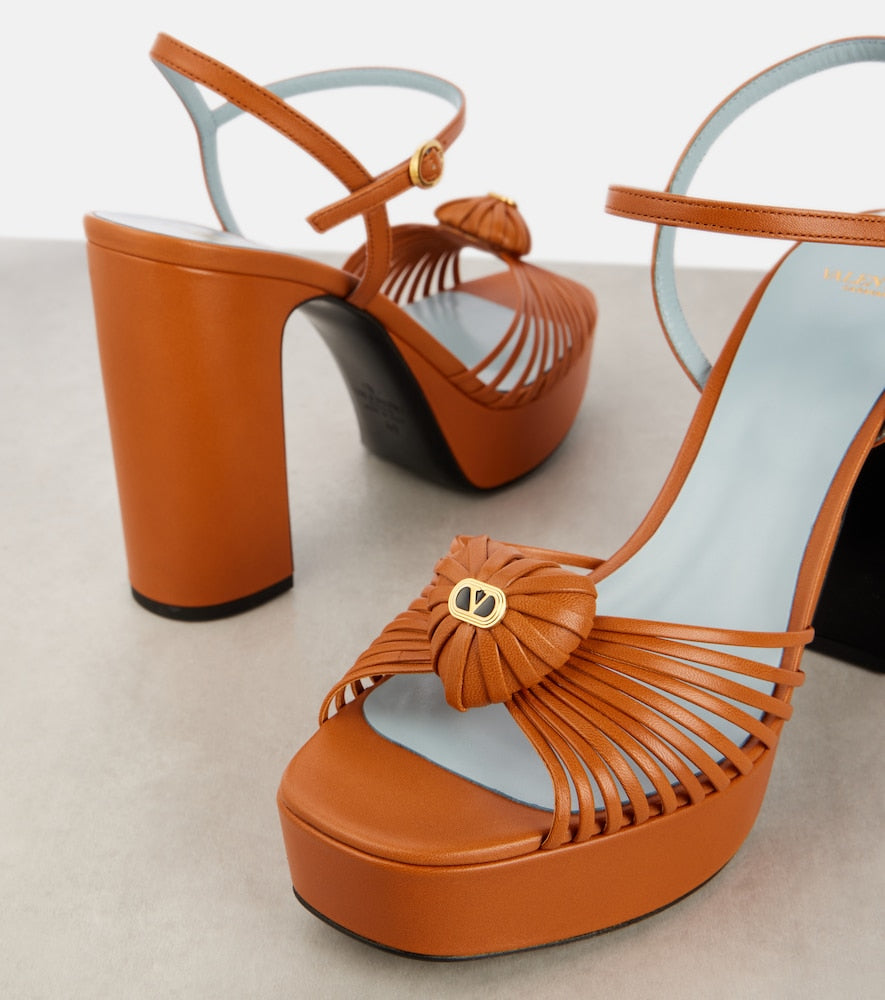 Valentino Garavani Sandal Royal 115 leather platform sandals