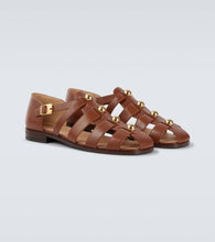 Valentino Garavani Studded leather fisherman sandals