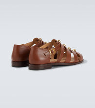 Valentino Garavani Studded leather fisherman sandals