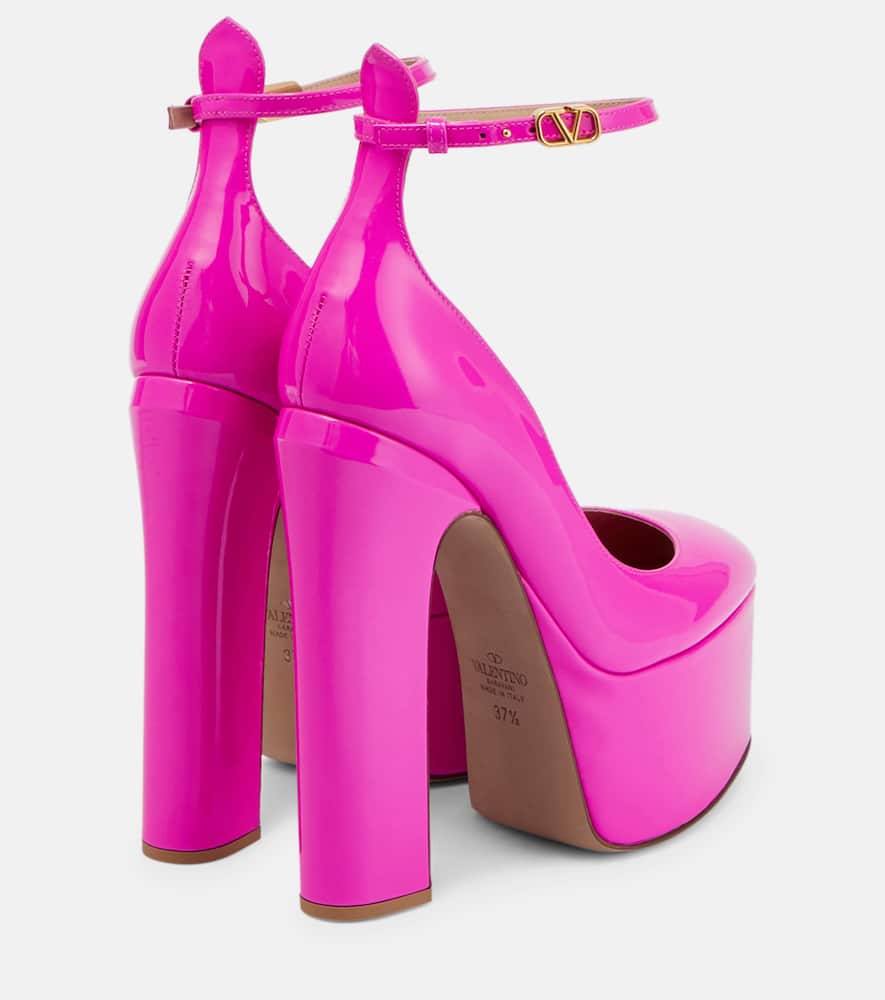 Valentino Garavani Tan-Go 155 leather platform pumps