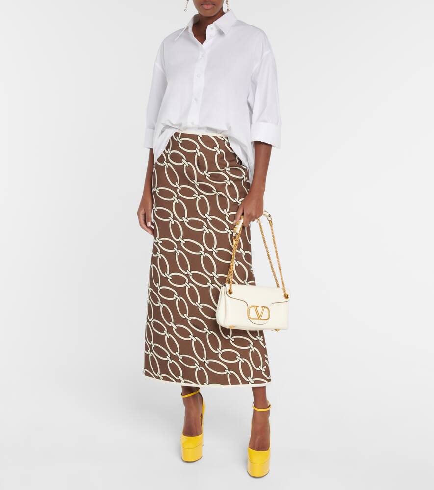 Valentino Garavani Tan-Go 155 patent leather platform pumps
