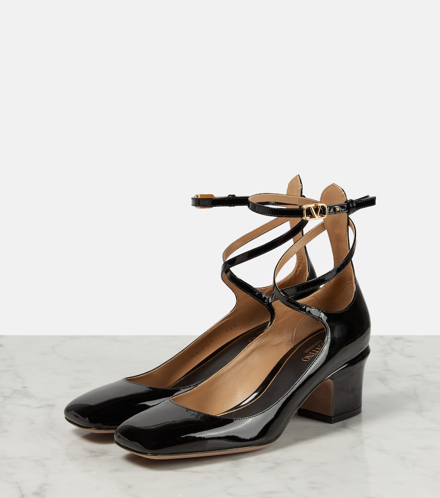 Valentino Garavani Tan-Go 60 patent leather pumps
