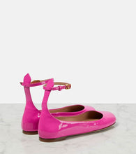 Valentino Garavani Tan-Go patent leather ballet flats