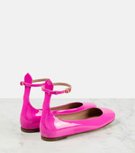 Valentino Garavani Tan-Go patent leather ballet flats
