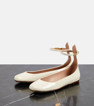 Valentino Garavani Tan-Go patent leather ballet flats