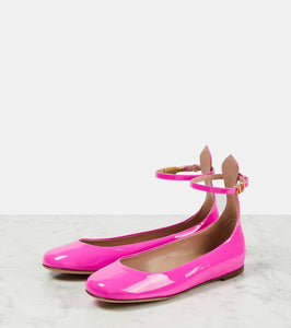 Valentino Garavani Tan-Go patent leather ballet flats