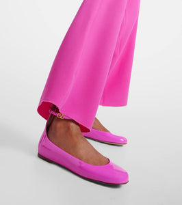 Valentino Garavani Tan-Go patent leather ballet flats