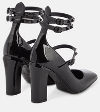Valentino Garavani Tan-Go patent leather pumps