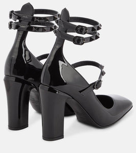 Valentino Garavani Tan-Go patent leather pumps
