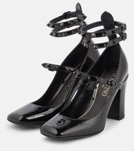 Valentino Garavani Tan-Go patent leather pumps