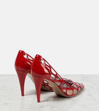 Valentino Garavani Toile Iconographe PVC and patent leather pumps