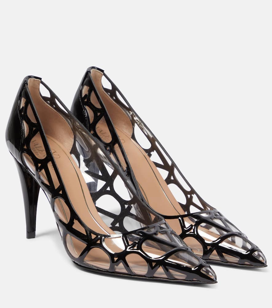 Valentino Garavani Toile Iconographe PVC pumps