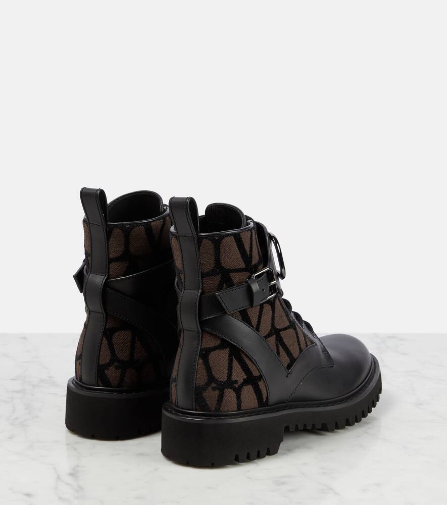 Valentino Garavani Toile Iconographe ankle boots