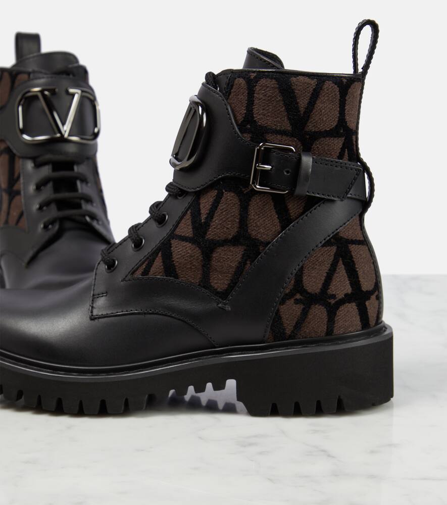 Valentino Garavani Toile Iconographe ankle boots