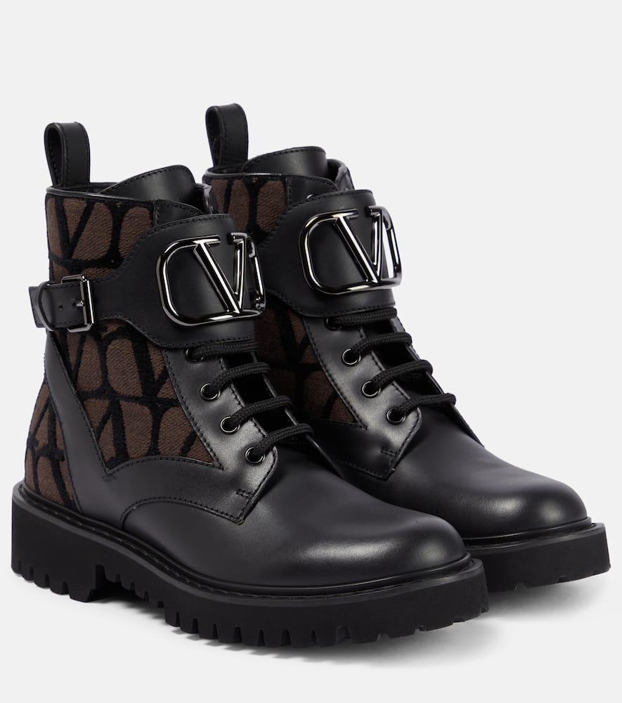 Valentino Garavani Toile Iconographe ankle boots