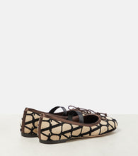 Valentino Garavani Toile Iconographe ballet flats