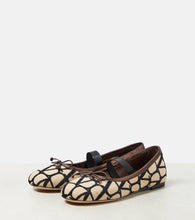 Valentino Garavani Toile Iconographe ballet flats
