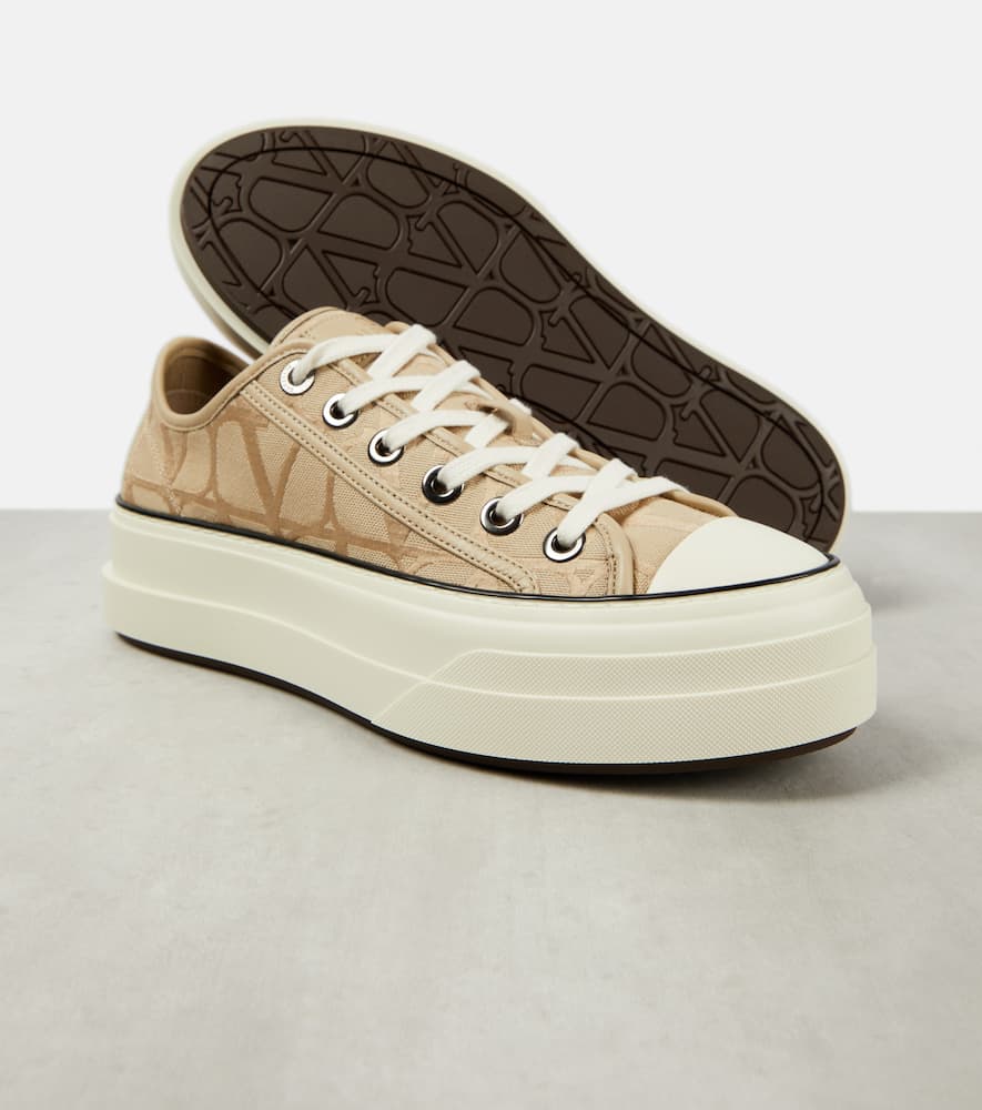 Valentino Garavani Totaloop Toile Iconographe canvas sneakers