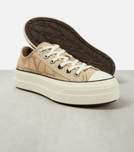 Valentino Garavani Totaloop Toile Iconographe canvas sneakers