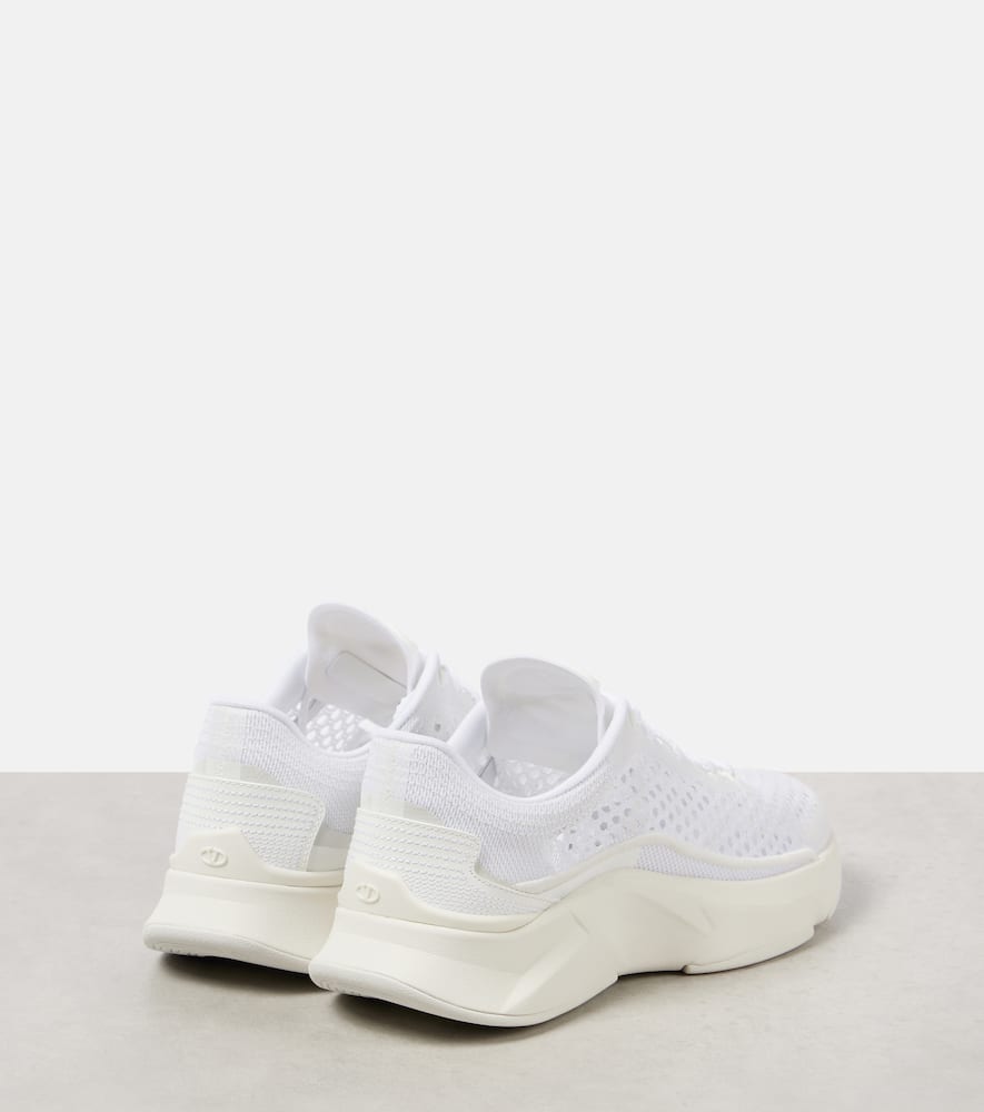 Valentino Garavani True Actress leather-trimmed sneakers