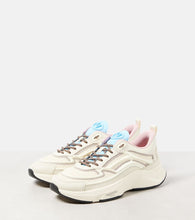 Valentino Garavani True Actress leather-trimmed sneakers
