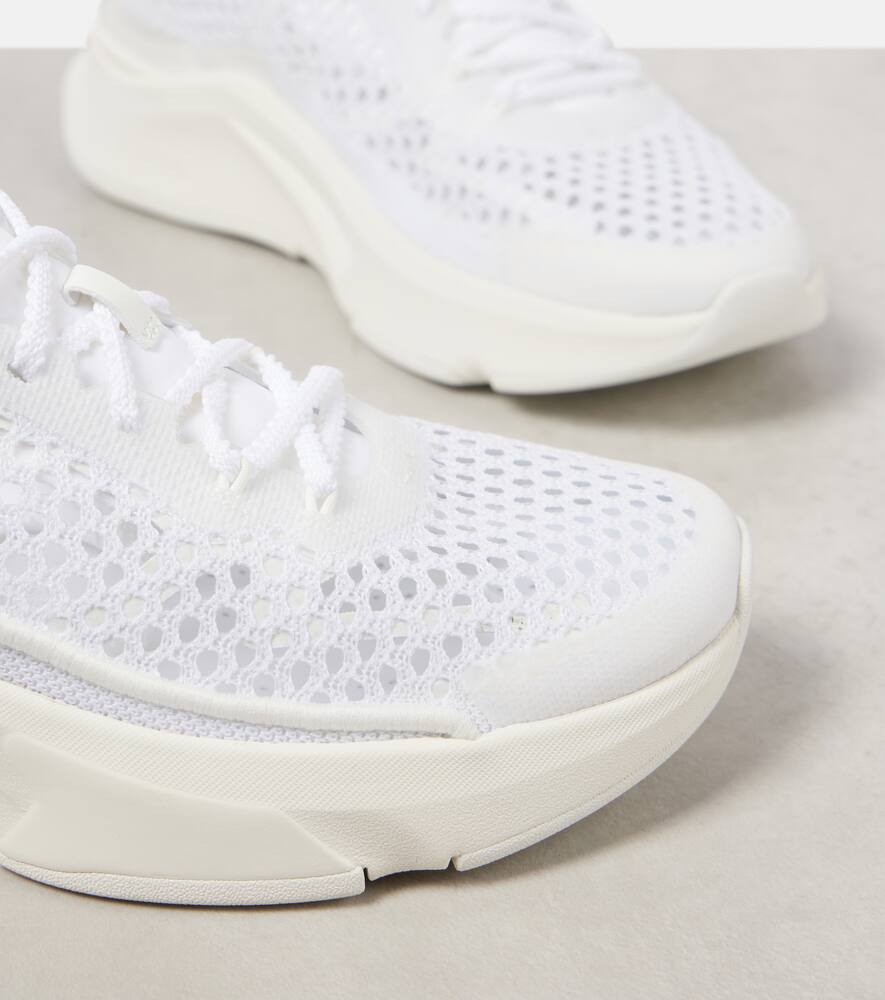 Valentino Garavani True Actress leather-trimmed sneakers
