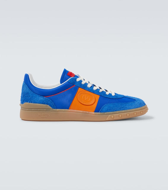 Valentino Garavani Upvillage leather-trimmed sneakers