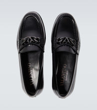 Valentino Garavani VLogo Chain leather loafers