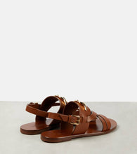 Valentino Garavani VLogo Gate leather sandals