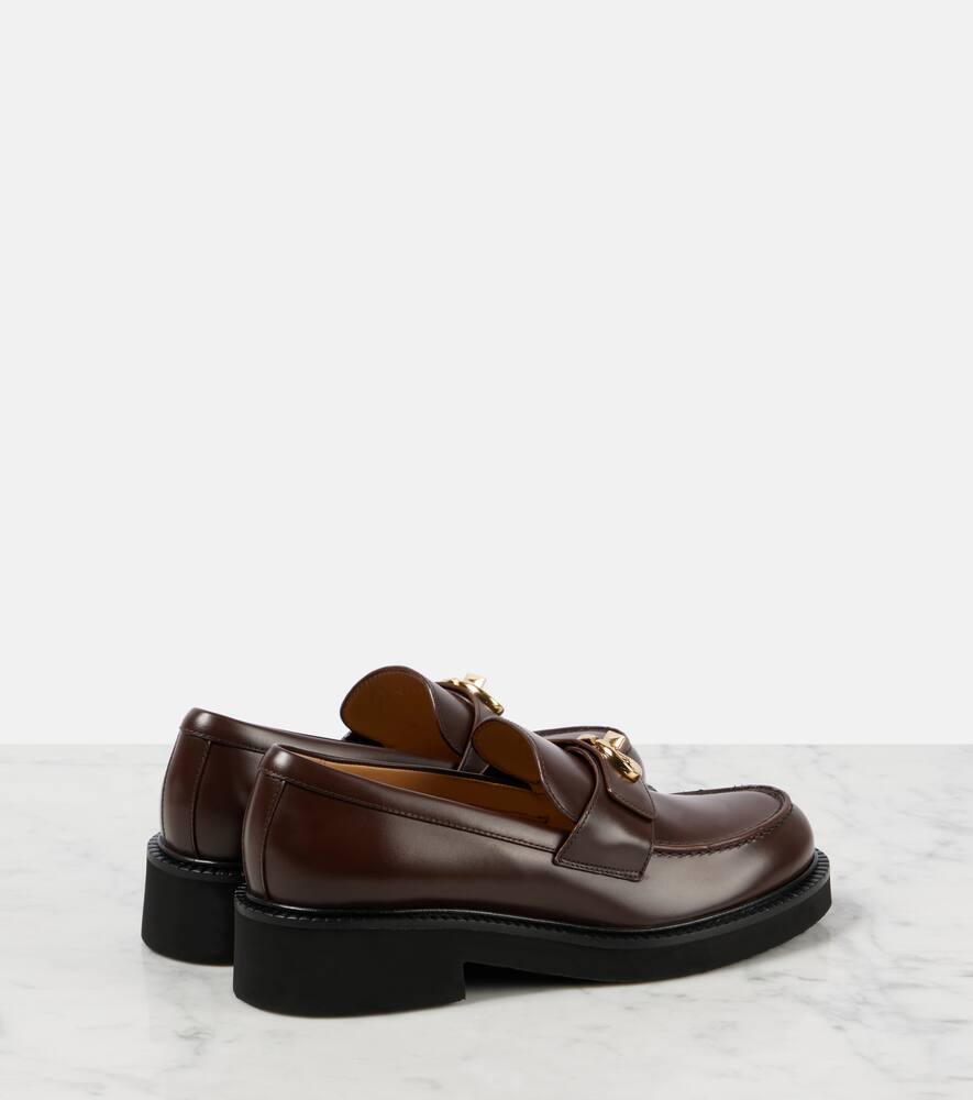 Valentino Garavani VLogo Locker leather loafers