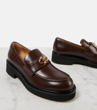 Valentino Garavani VLogo Locker leather loafers