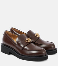 Valentino Garavani VLogo Locker leather loafers