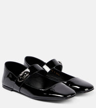 Valentino Garavani VLogo Locker patent leather Mary Jane flats