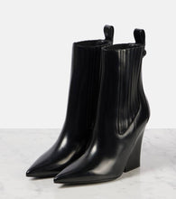 Valentino Garavani VLogo Lockette leather ankle boots