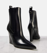 Valentino Garavani VLogo Lockette leather ankle boots
