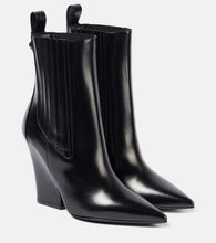 Valentino Garavani VLogo Lockette leather ankle boots