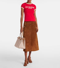 Valentino Garavani VLogo Mini leather-trimmed shoulder bag