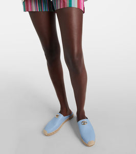Valentino Garavani VLogo Moon leather espadrilles
