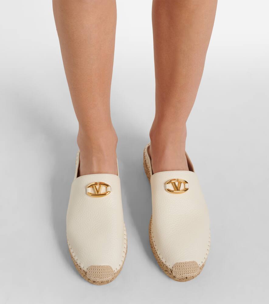 Valentino Garavani VLogo Moon leather espadrilles