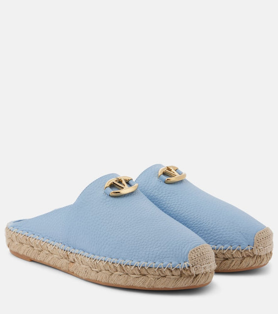 Valentino Garavani VLogo Moon leather espadrilles