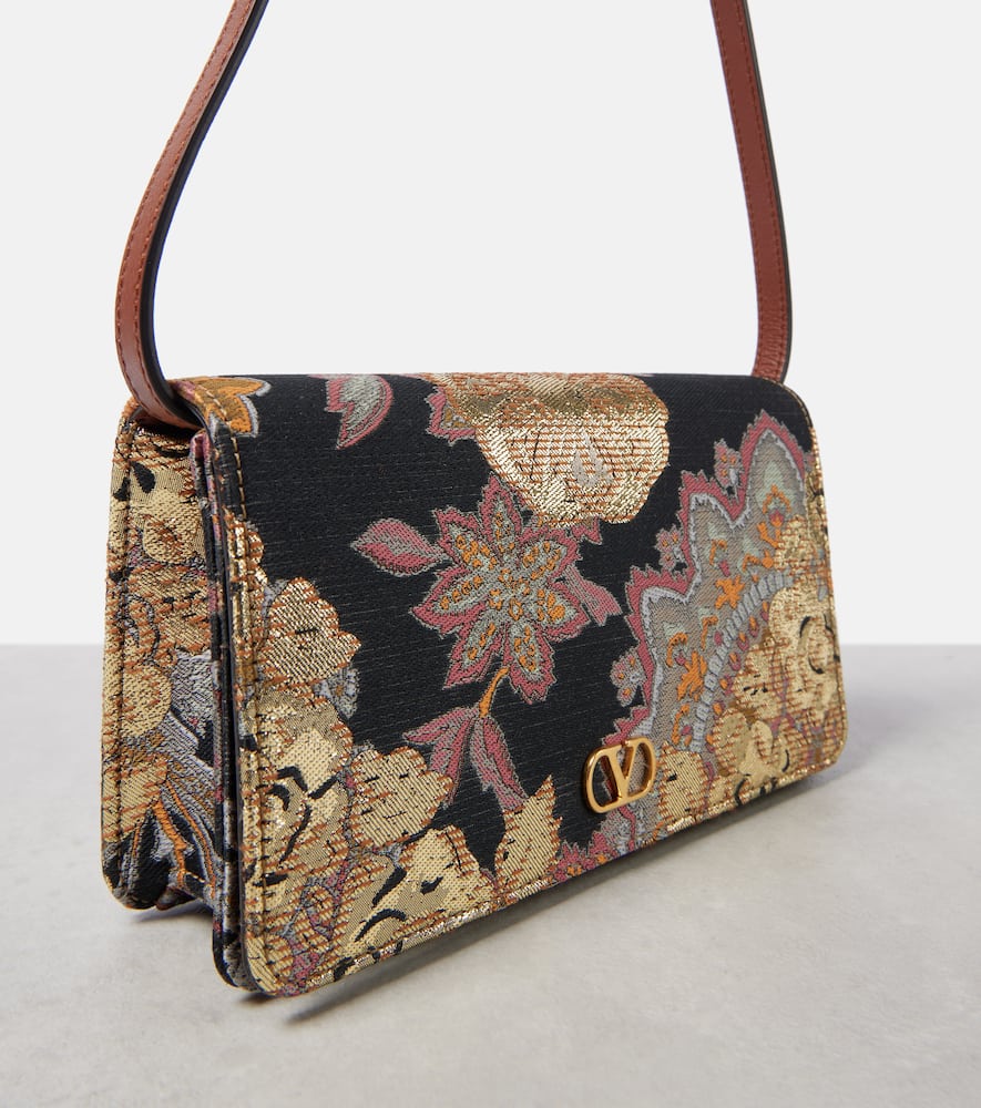 Valentino Garavani VLogo Signature Mini jacquard shoulder bag