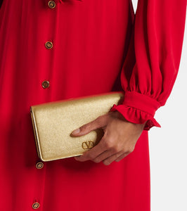 Valentino Garavani VLogo Signature Mini leather shoulder bag