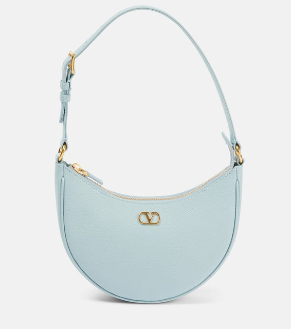 Valentino Garavani VLogo Signature Mini leather shoulder bag. Shop Valentino Garavani Shoulder Bags for women now.