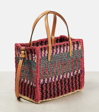 Valentino Garavani VLogo Signature Small raffia tote bag