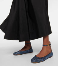 Valentino Garavani VLogo Signature embellished ballet flats