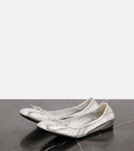 Valentino Garavani VLogo Signature leather ballet flats