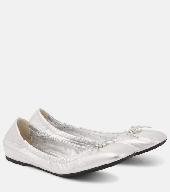 Valentino Garavani VLogo Signature leather ballet flats