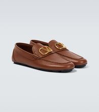 Valentino Garavani VLogo Signature leather driving shoes