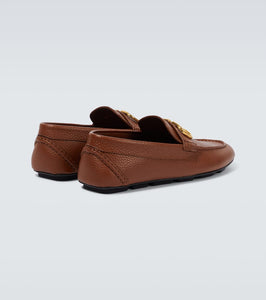 Valentino Garavani VLogo Signature leather driving shoes