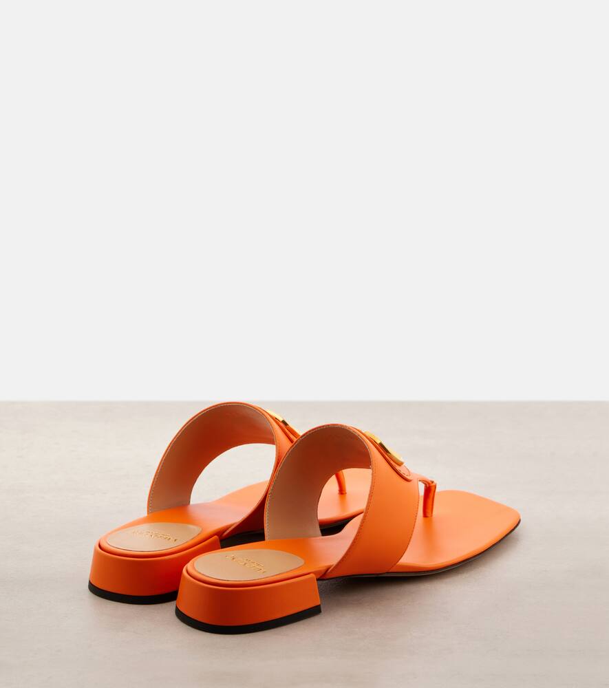 Valentino Garavani VLogo Signature leather thong sandals
